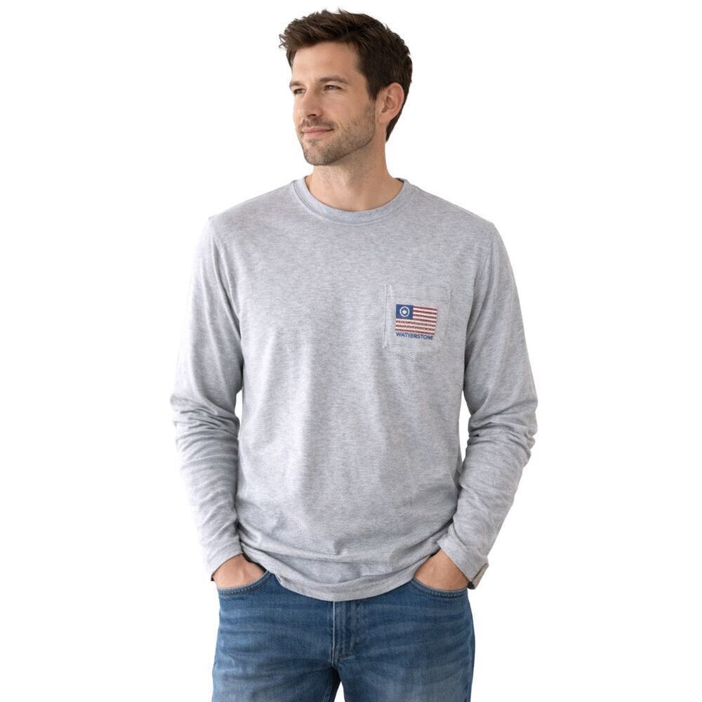 Vineyard Vines 100% Cotton Long Sleeve Shirt in Gray Signature Whale Men's Large - Picture 2 of 7